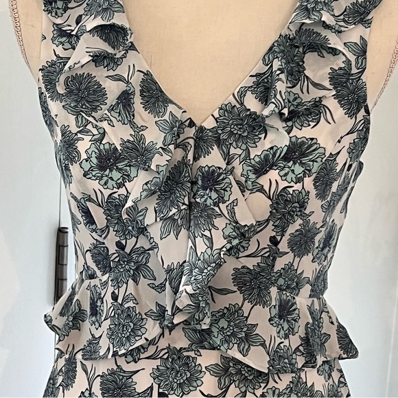 Gianni Bini blue and white floral dress size small - Picture 6 of 9